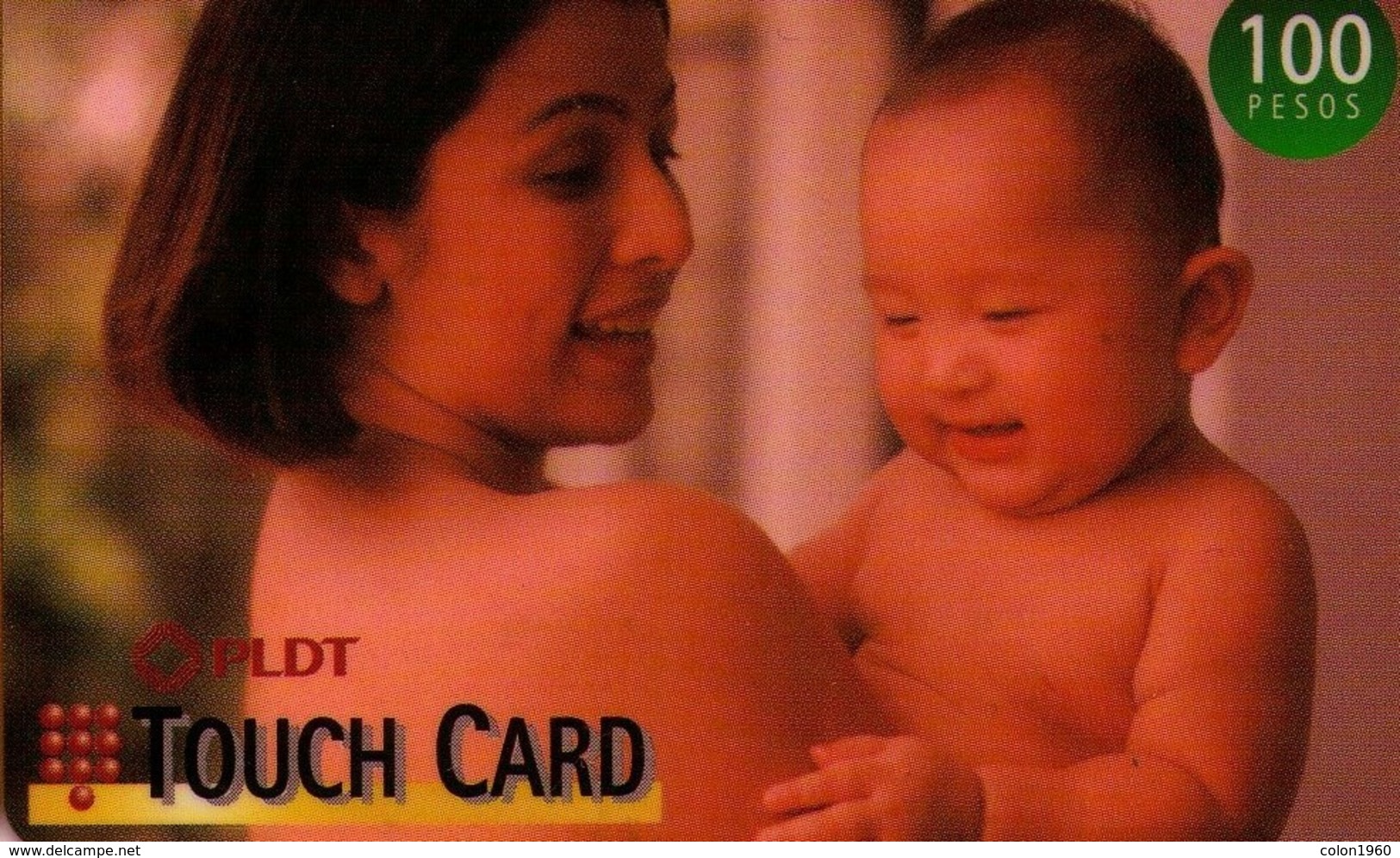 FILIPINAS. PH-PRE-PLD-0001D. Touch Card. P100. 12-31-99. (010). - Philippines