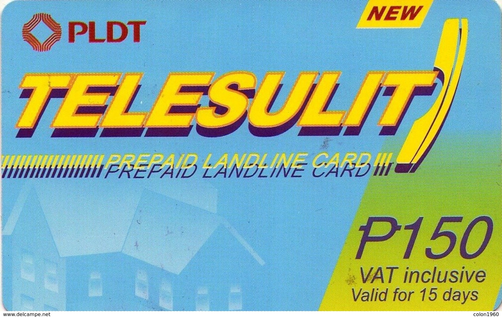 FILIPINAS. PH-PRE-PLD-0032. Telesulit. P150. 06-30-2007. (014). - Filippine