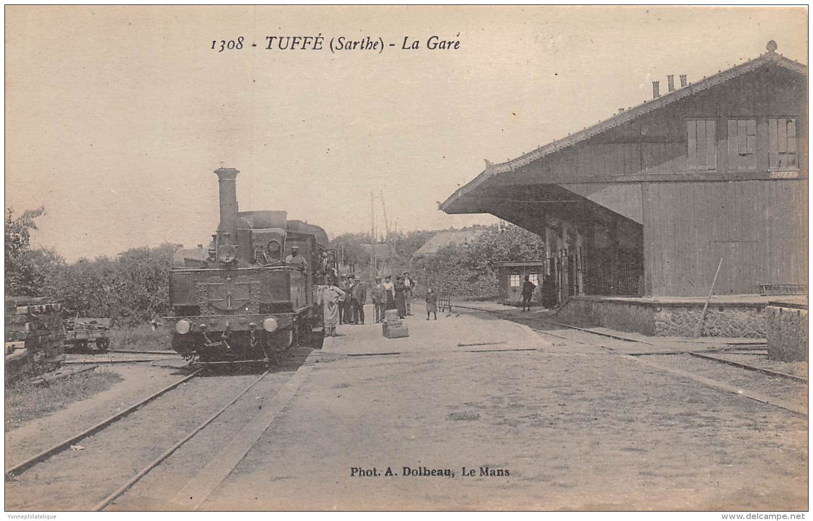 72 - SARTHE / Tuffé - 723191 - La Gare - Très Beau Cliché - Tuffe