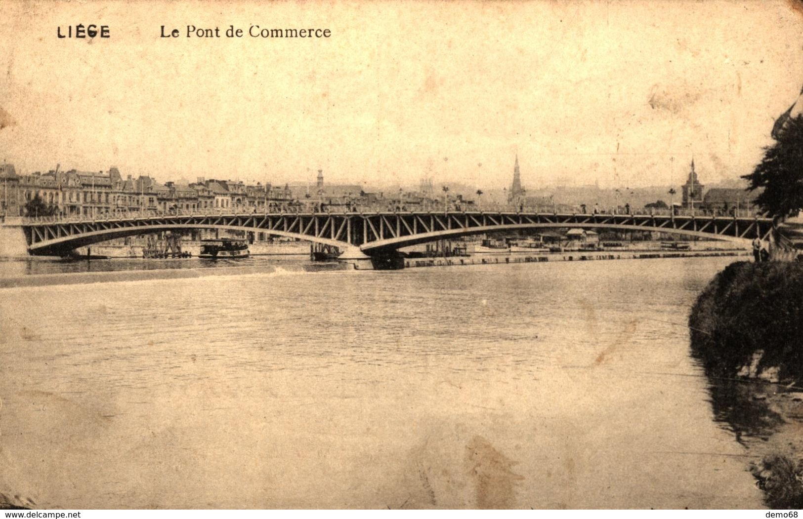 Belgique Belgie LIEGE EXPOSITION Et Une Du Pont Du Commerce Lot De 5 CARTES - Liege