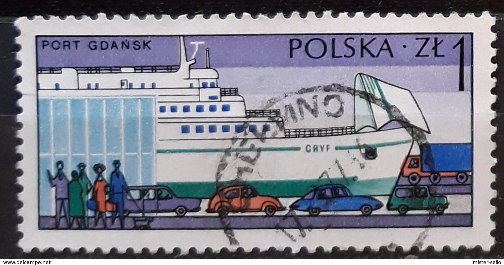 POLONIA 1976 Polish Harbours. USADO - USED. - Usados
