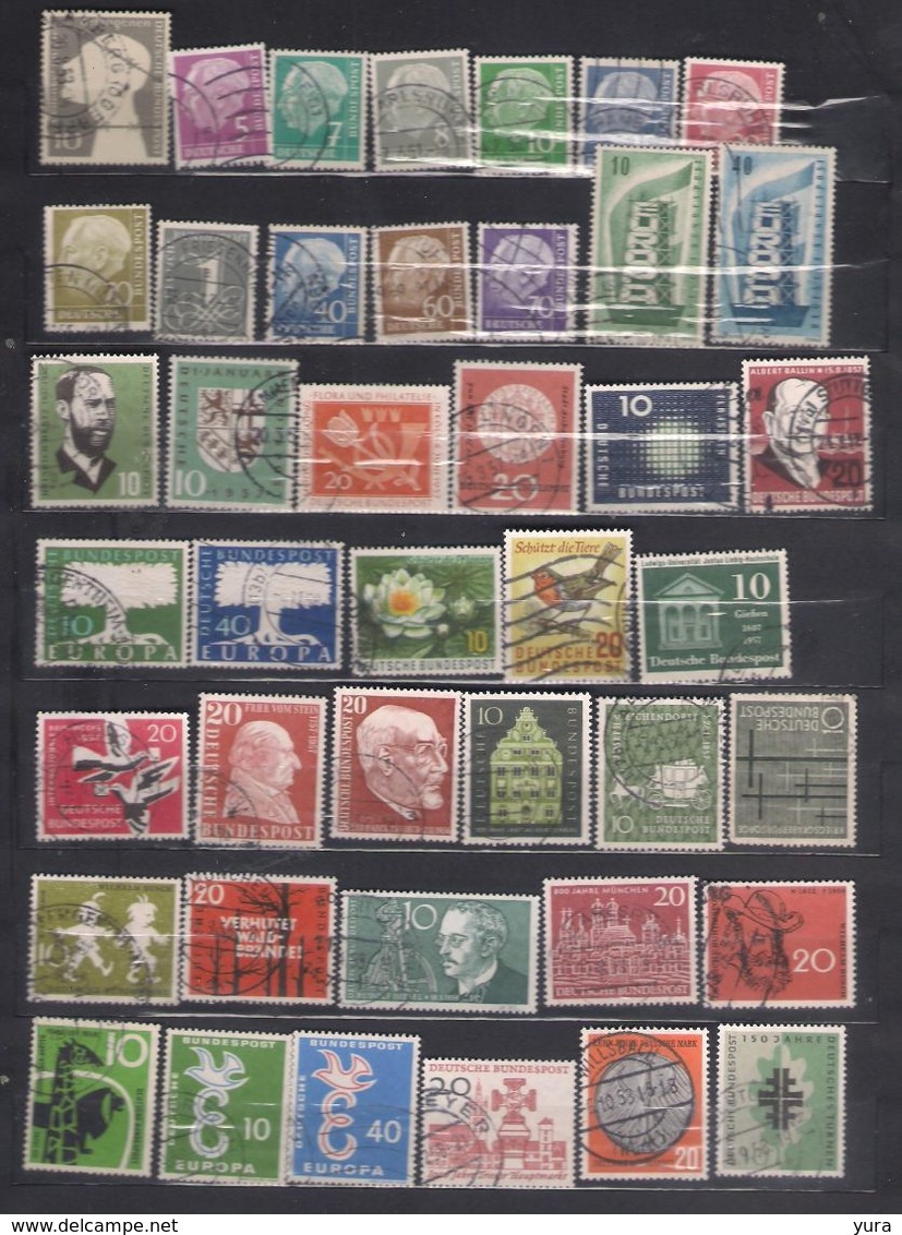 Lot 246 Federal Republic Collection 1952/1976 Verschiedene 327  Ohne Dublicate - Verzamelingen