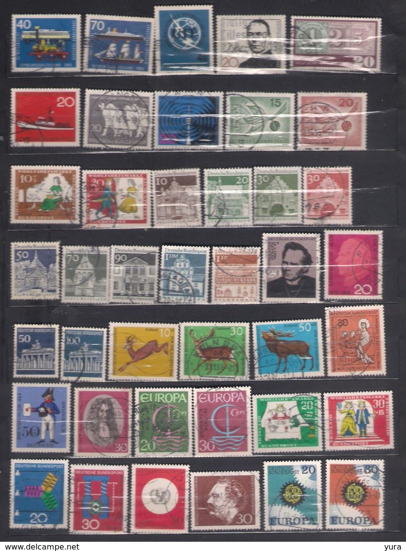 Lot 246 Federal Republic Collection 1952/1976 Verschiedene 327  Ohne Dublicate - Colecciones