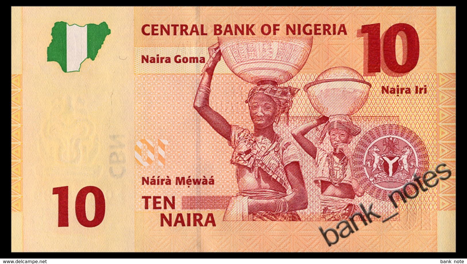 NIGERIA 10 NAIRA 2008 Pick 33c Unc - Nigeria