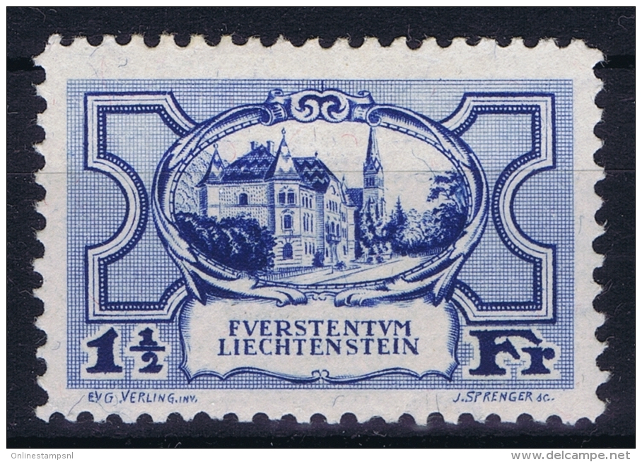 Liechtenstein: 1925 Mi Nr 71 MH/* - Neufs