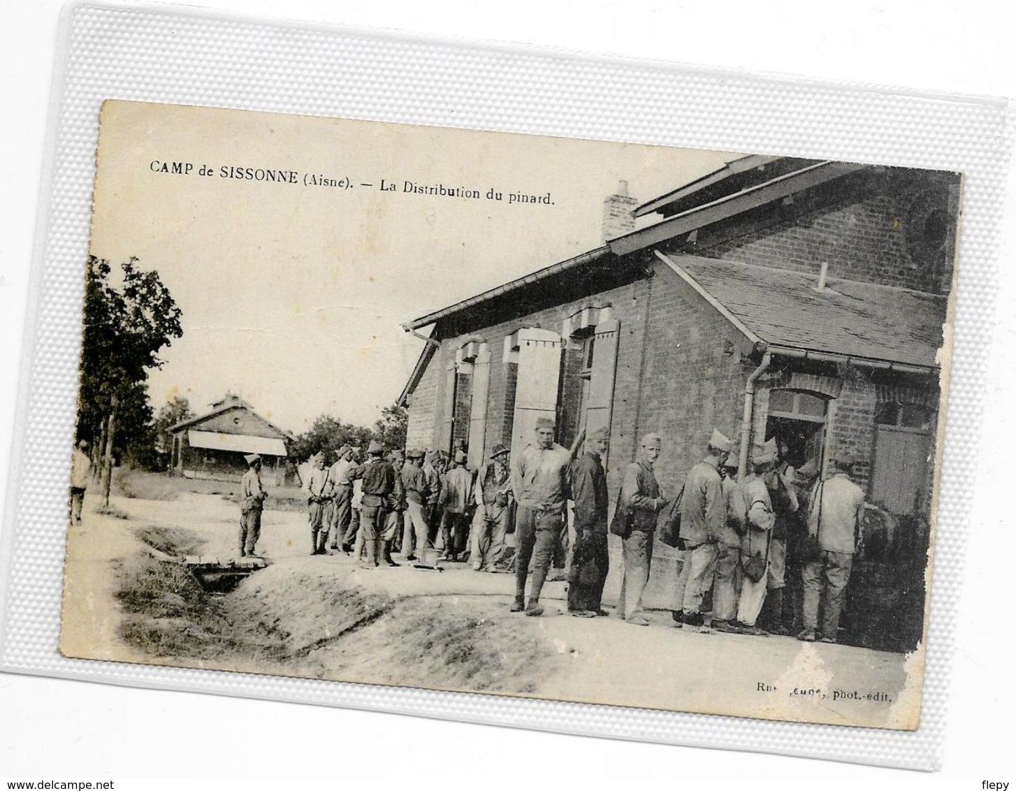 CPA Camp De SISSONNE Réservistes Au Repos - Sissonne