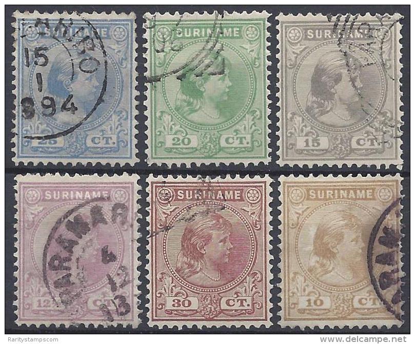 NETHERLANDS  SURINAME 1893 N&ordm; 23/28 - Surinam ... - 1975