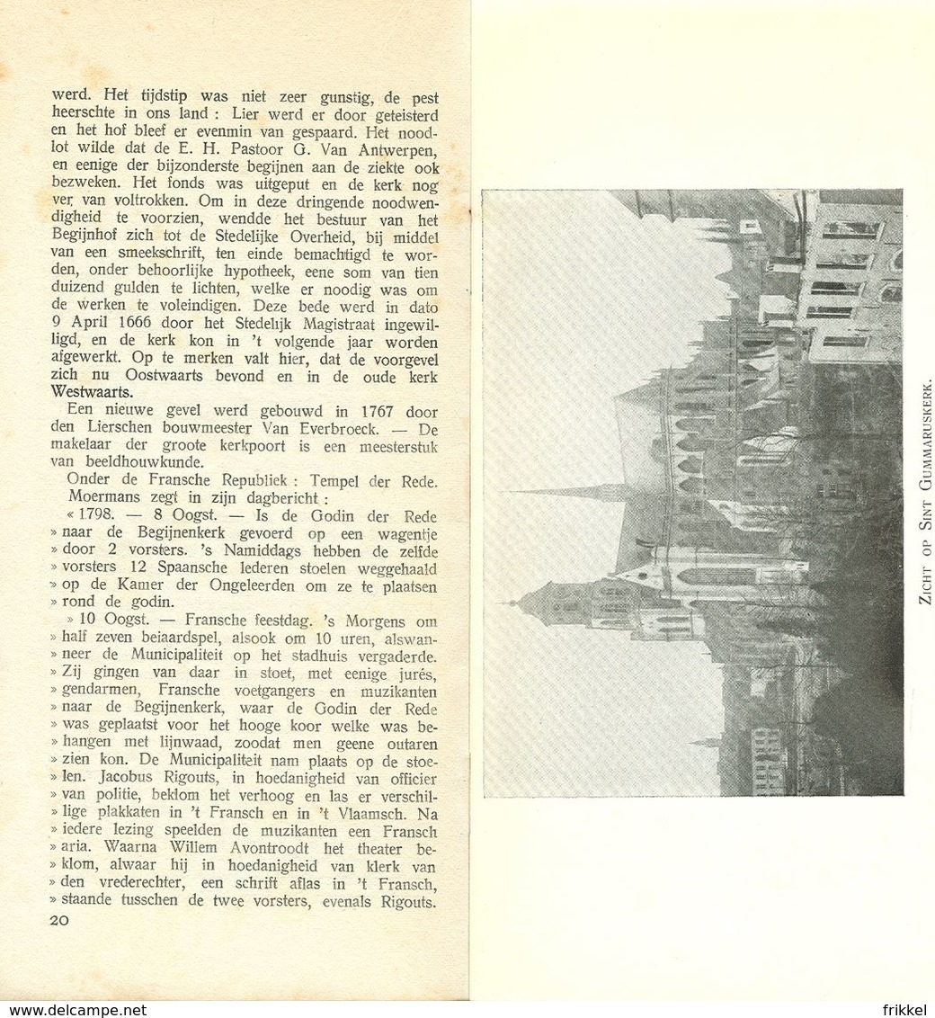 Guide Officiëele Gids voor de Stad Lier (47 blz , 10,5 x 21 cm)