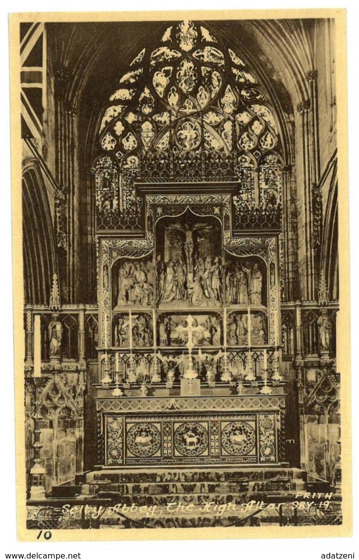 Inghilterra Selty Abbey, The High Altar Non Viaggiata - Altri & Non Classificati