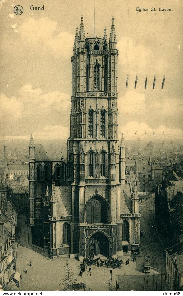 Belgique Belgie Gand Gent Flandre Orientale 2 CARTES Eglise St Jacques  Et église St Bavon - Gent