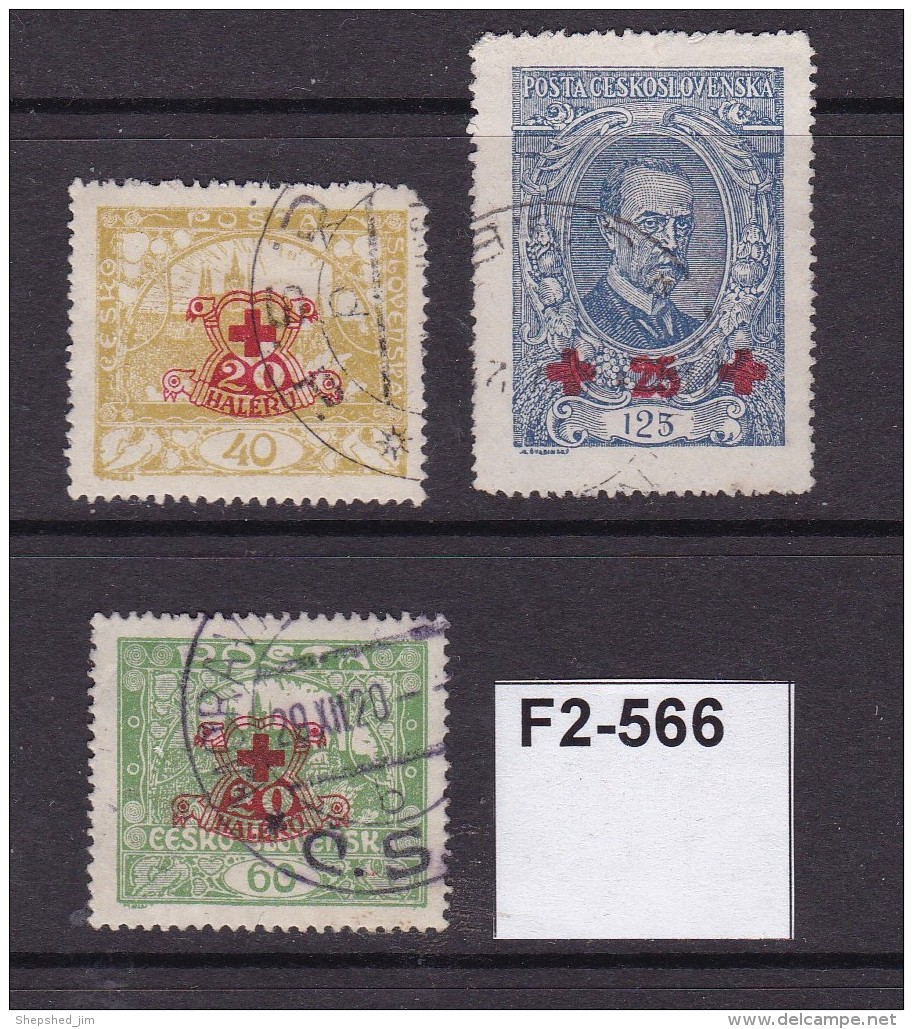 Czechoslovakia 1919 Red Cross Fund - Used Stamps