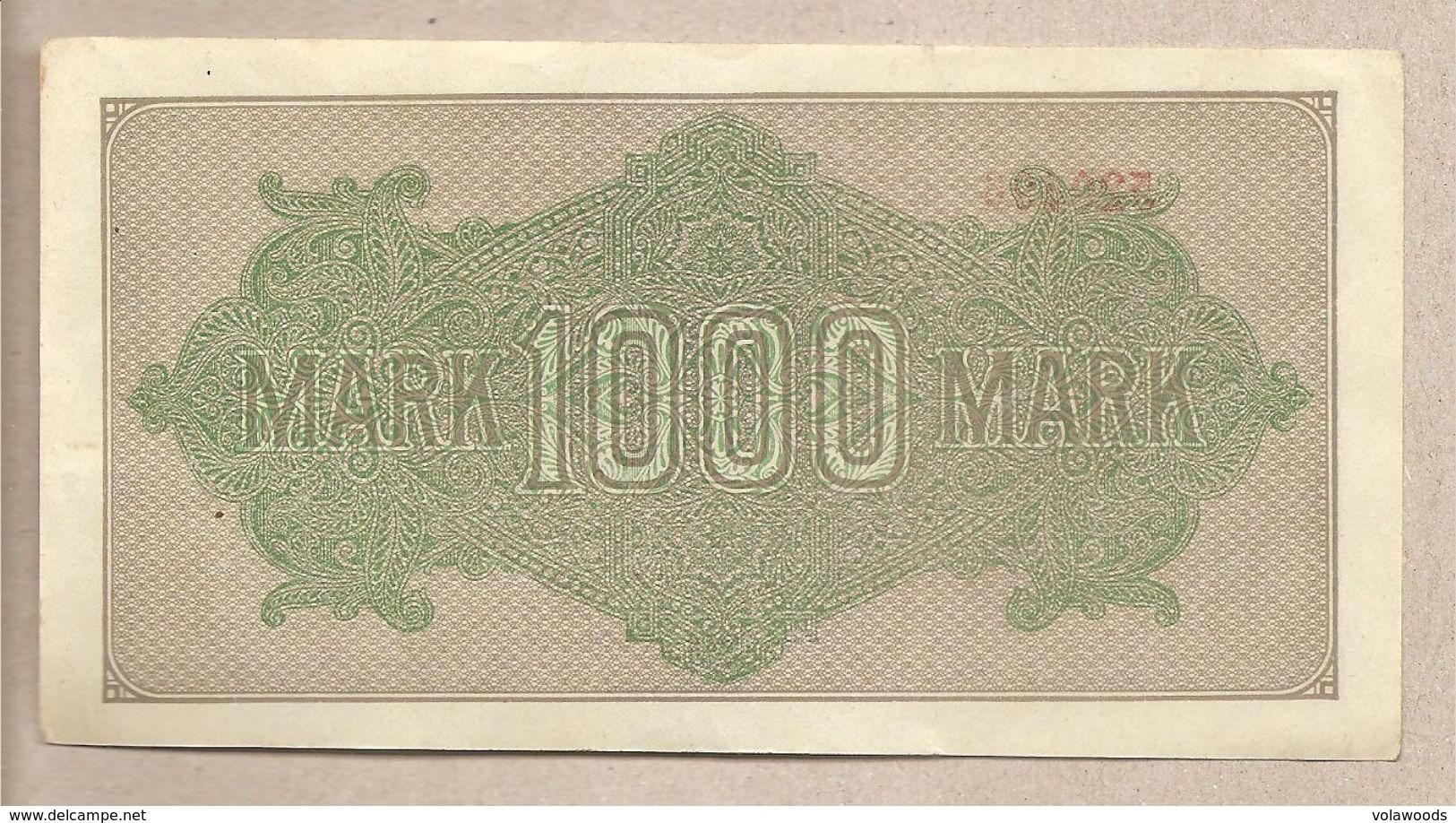 Germania - Banconota Non Circolata FdS Da 1000 Marchi P-76g/2 - 1922 - 1000 Mark