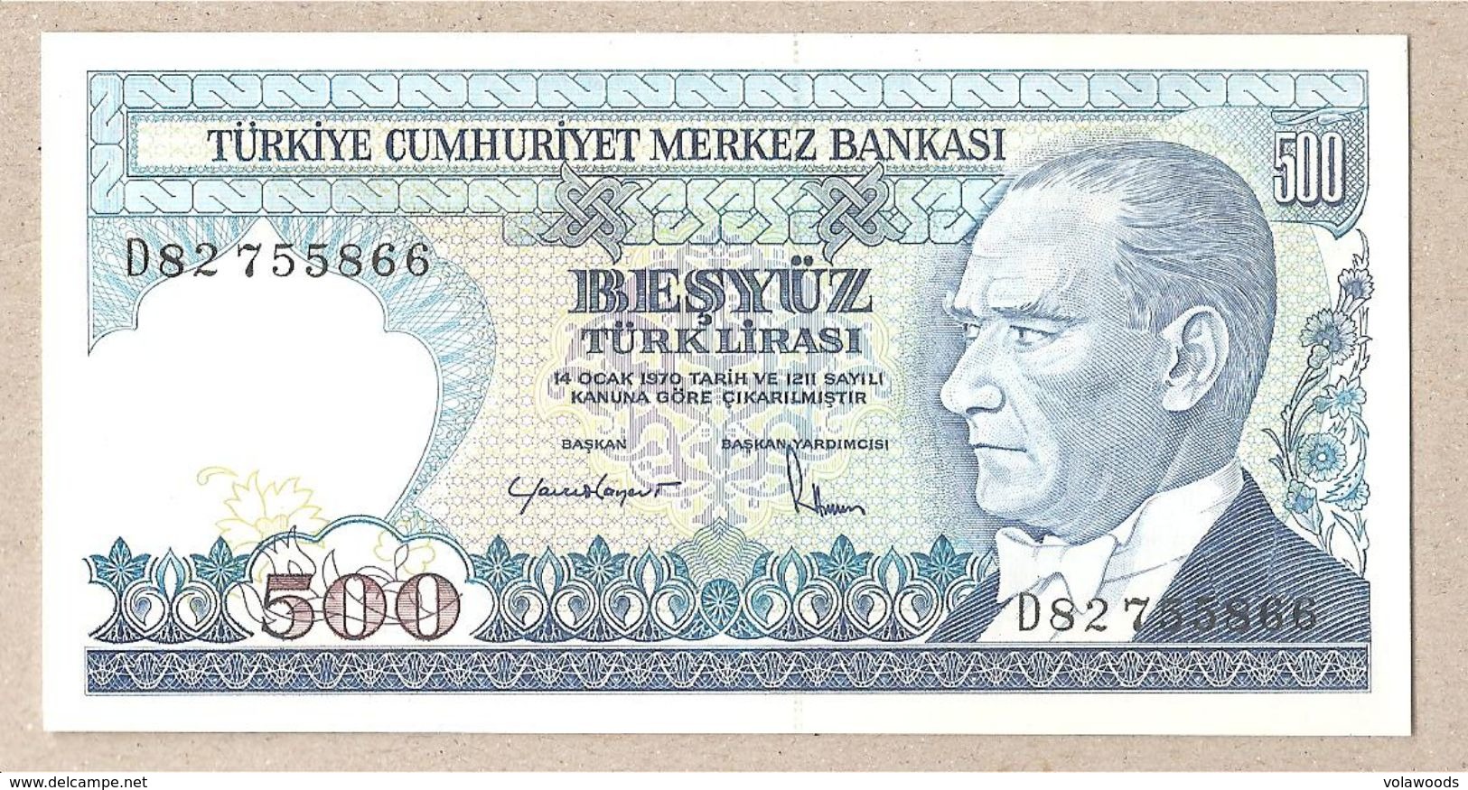 Turchia - Banconota Non Circolata Da 500 Lire P-195a.2 - 1984 - Turchia