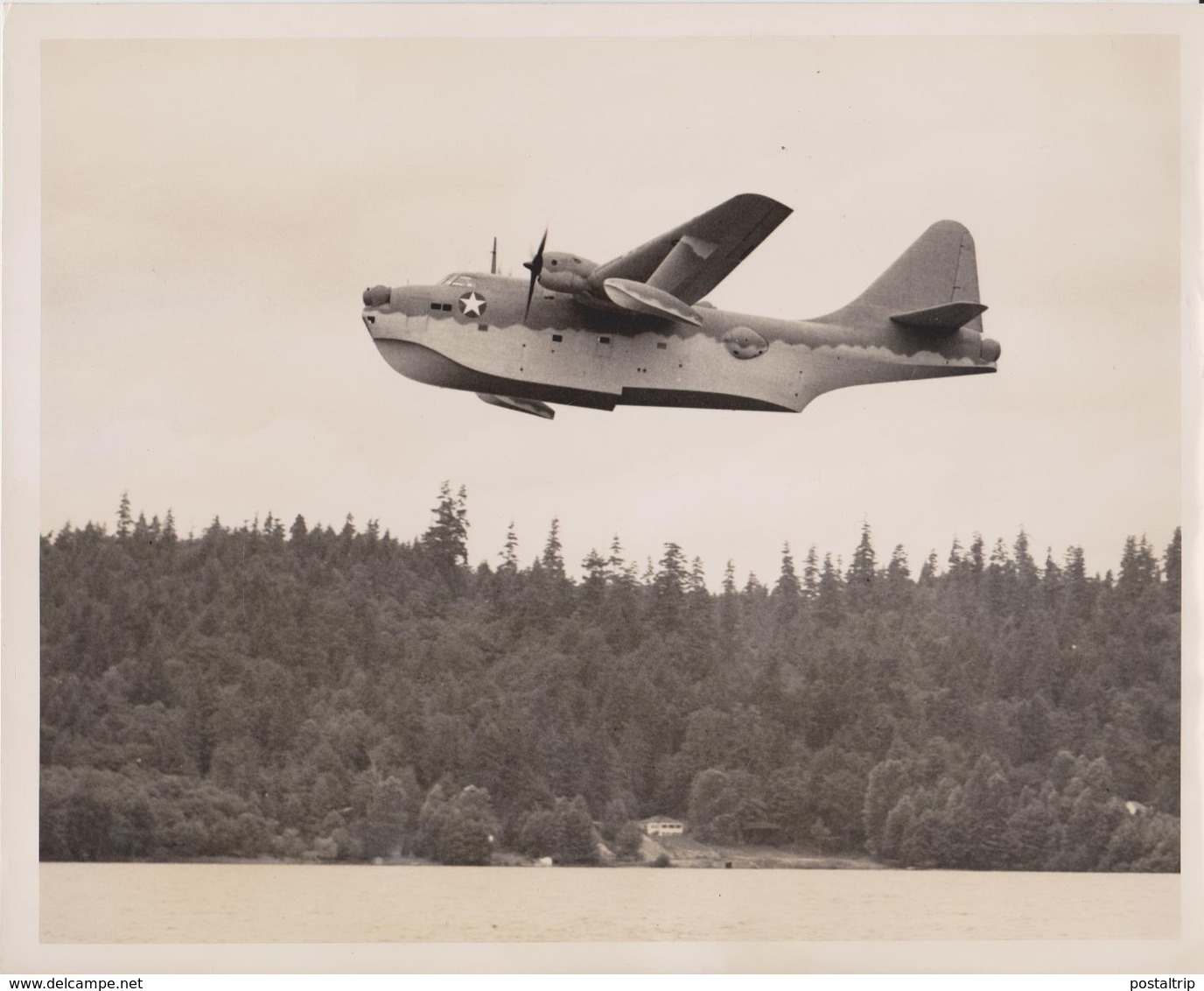 BOEING XPBB 1 SEA RANGER  WWII   25* 20 CM LAKE WASHINGHTON NEAR SEATTLE NAVY - Aviation