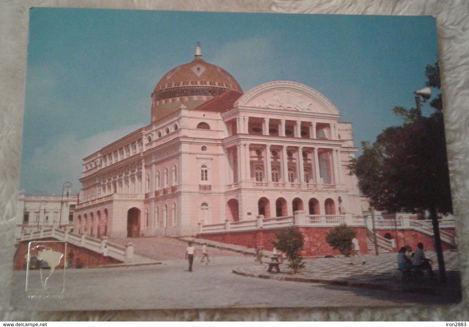 America - Brasile - Manaus - Teatro Amazonas 1985 Animata - Manaus