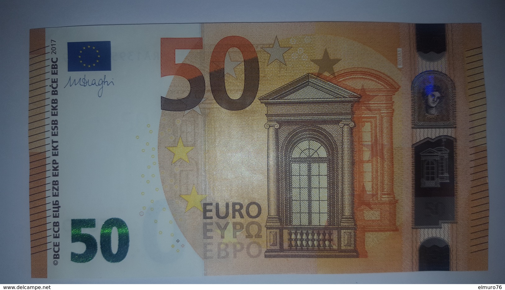 50 EURO R003A1 DRAGHI Germany Serie RA XF+++ - 50 Euro