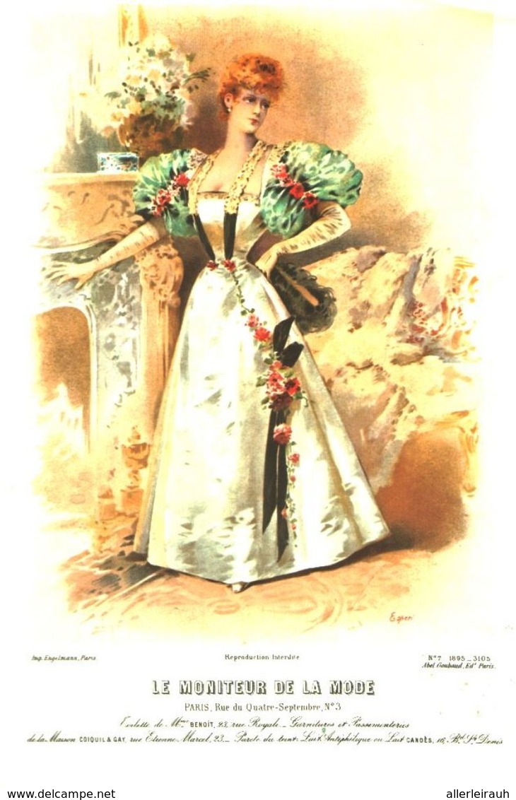 Le Moniteur De La Mode (den Bildern Nach Mode Um 1900) / Druck, Entnommen Aus Kalender / Datum Unbekannt - Empaques