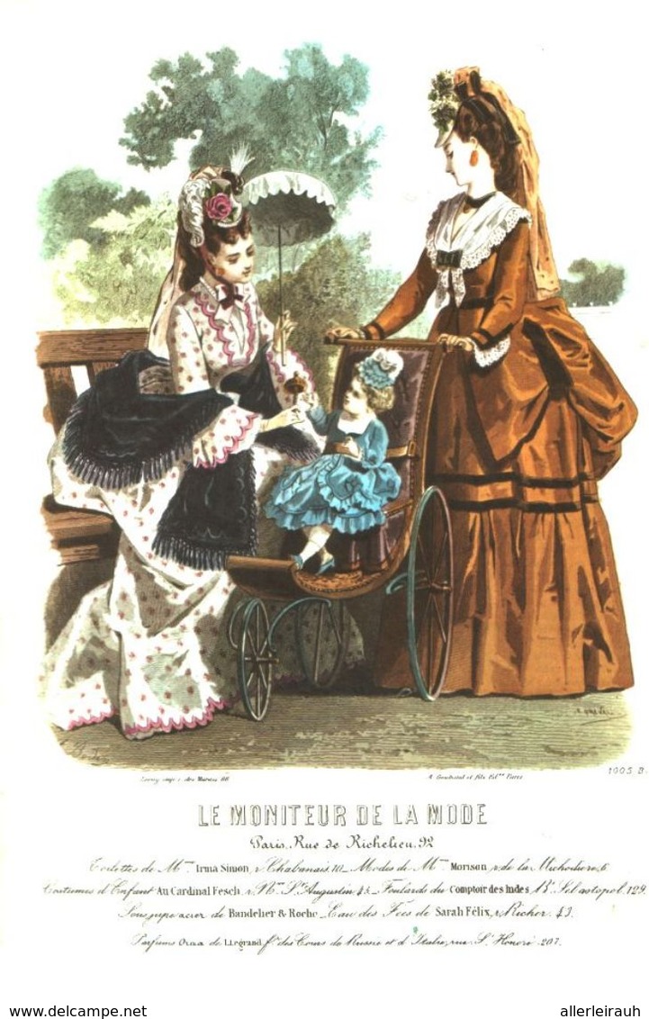 Le Moniteur De La Mode (den Bildern Nach Mode Um 1900) / Druck, Entnommen Aus Kalender / Datum Unbekannt - Bücherpakete