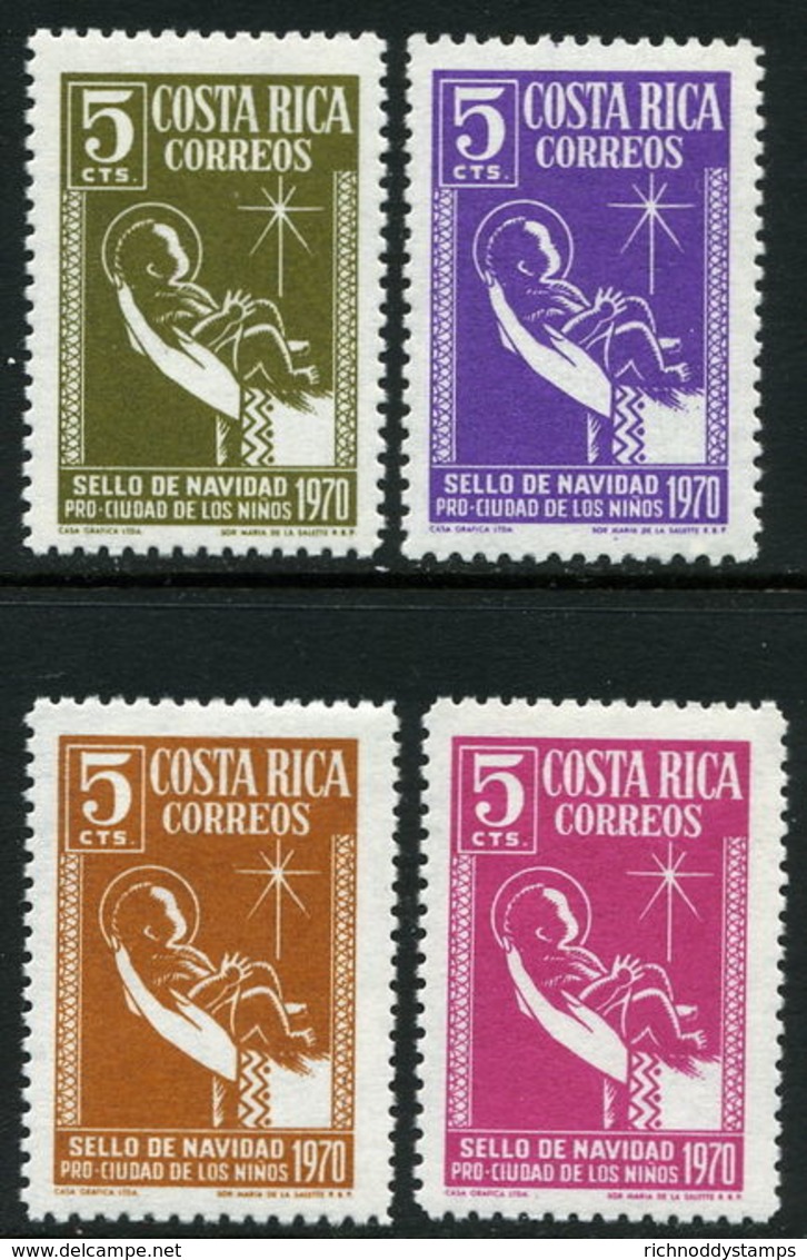 Costa Rica 1970 Obligatory Tax. Christmas Unmounted Mint. - Costa Rica