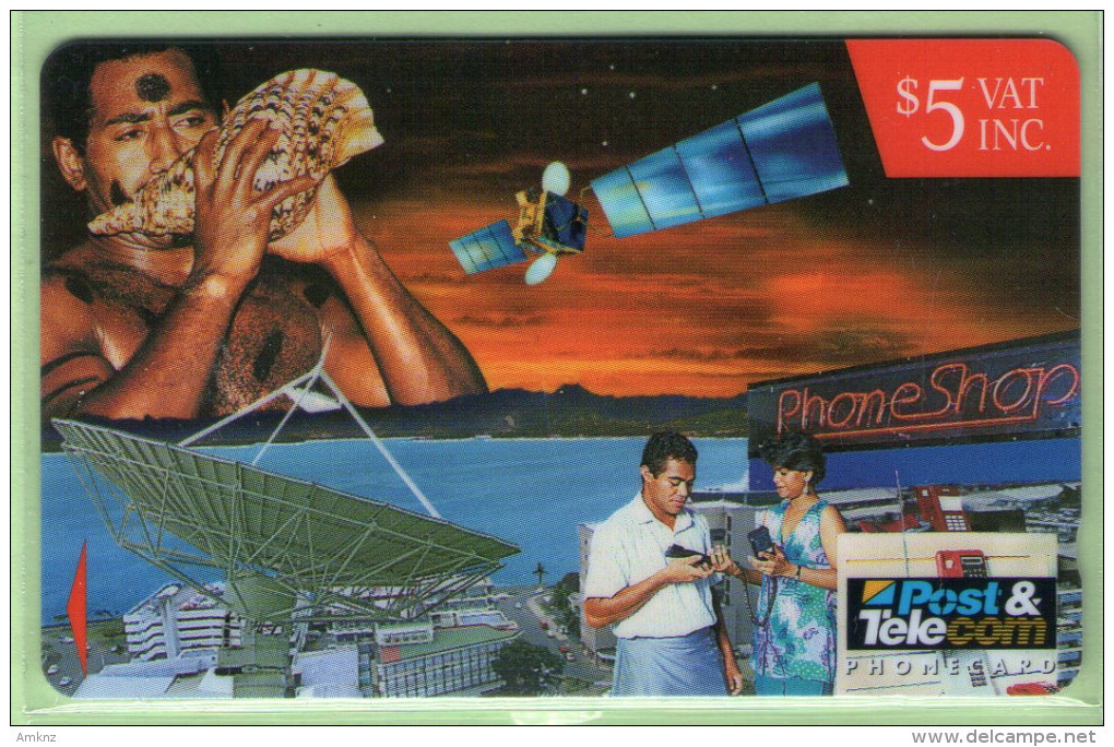 Fiji - 1995 FPTL Corporate Phonecards - $5 Phone Shop - FIJ-071 - VFU - Fidji