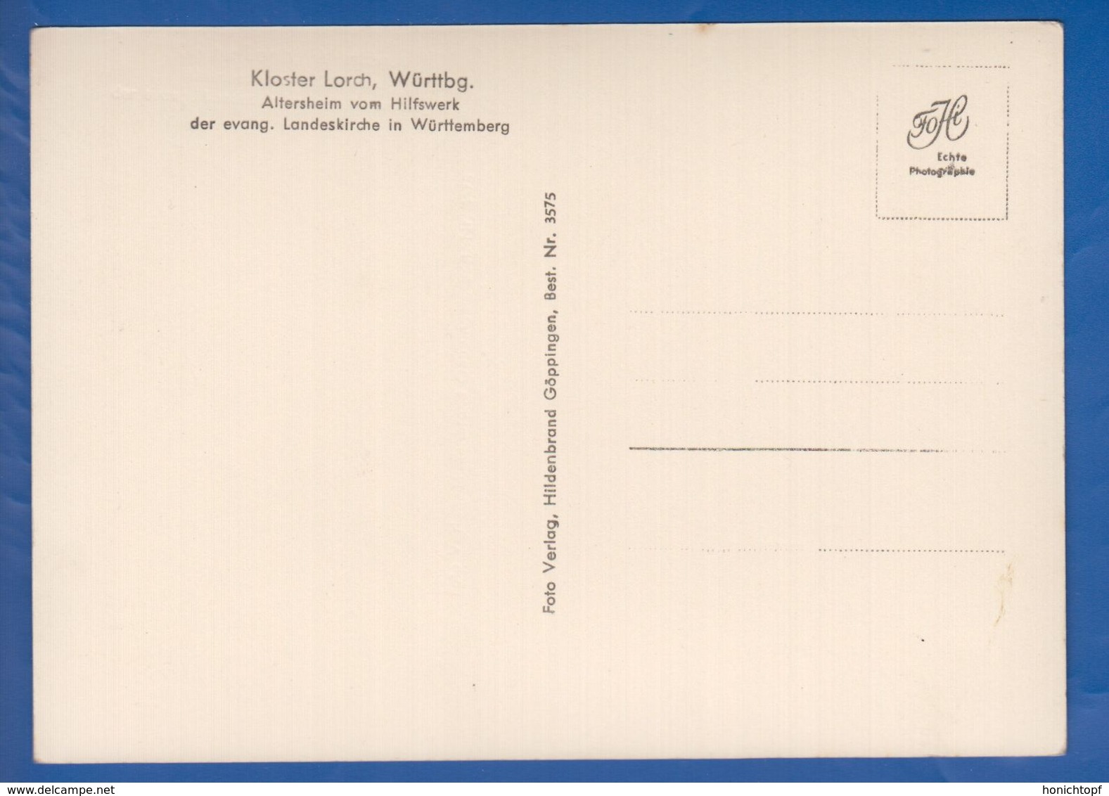 Deutschland; Lorch Württbg; Kloster; Altersheim Von Hilfswerk - Lorch