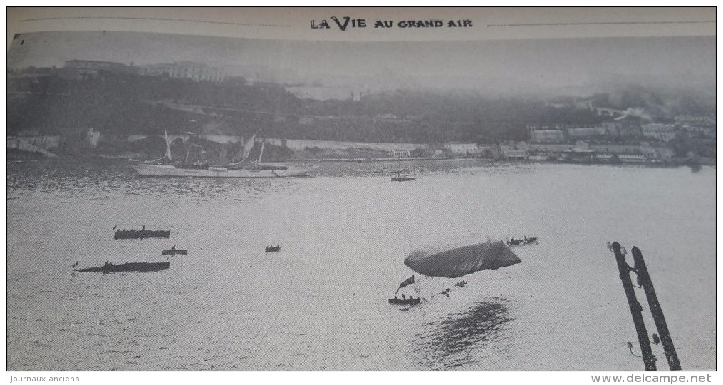 1902 COUPE GORDON BENNETT - VAUTRAIT DE TARDAIS - POIDS HALTERES - SANTOS-DUMONT CAP SAINT MARTIN - HISTOIRE DU MUSCLE