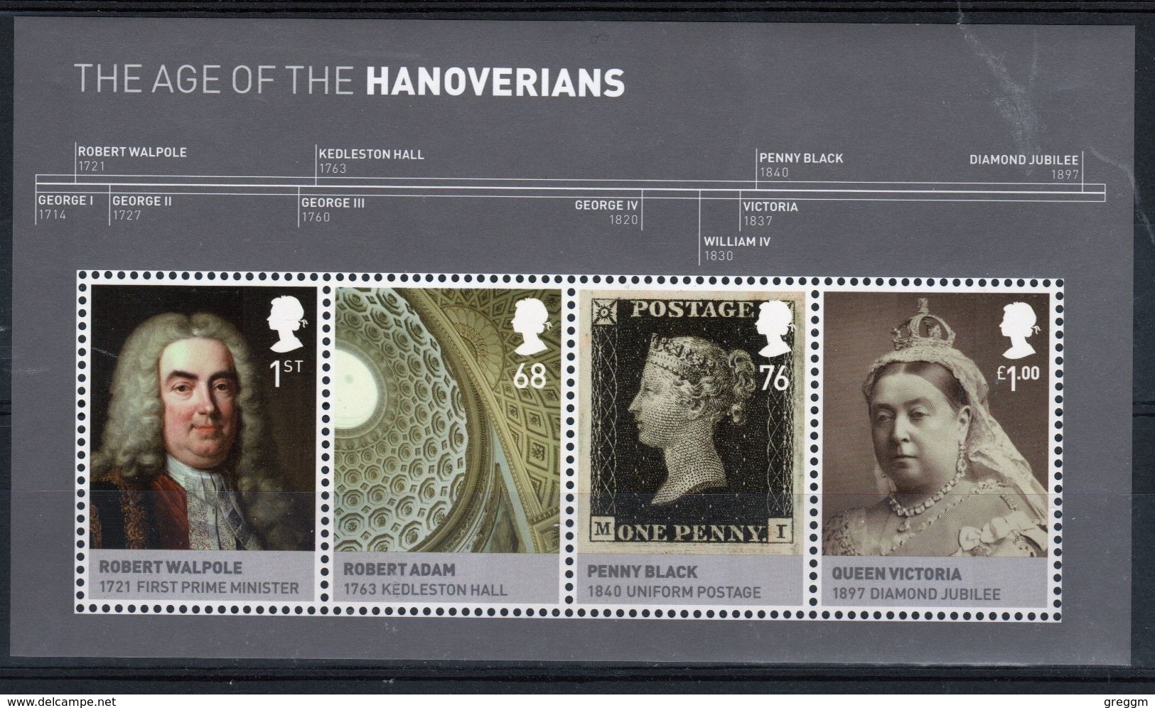 GB 2011 Mini Sheet Celebrating Kings And Queens 5th Issue In Unmounted Mint Condition. - Blocks & Miniature Sheets