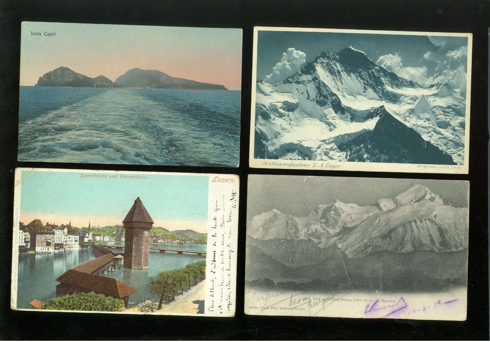 Lot de 60 cartes postales anciennes de Suisse ( drouille )    Mooi lot van 60 oude postkaarten van Zwitserland ( brol )