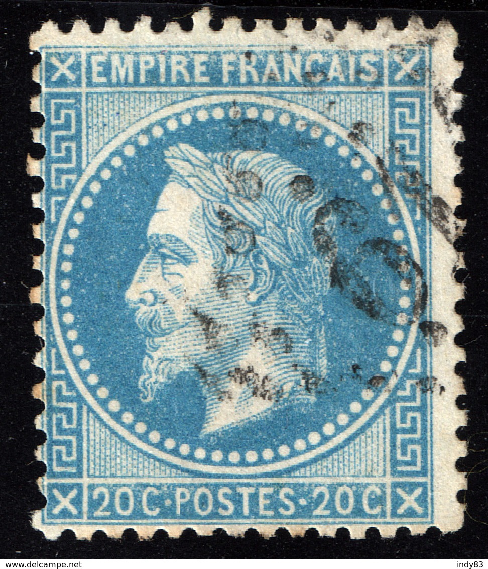 Napoléon III- YT N°29B (1868) - Oblitéré - 1863-1870 Napoléon III Lauré