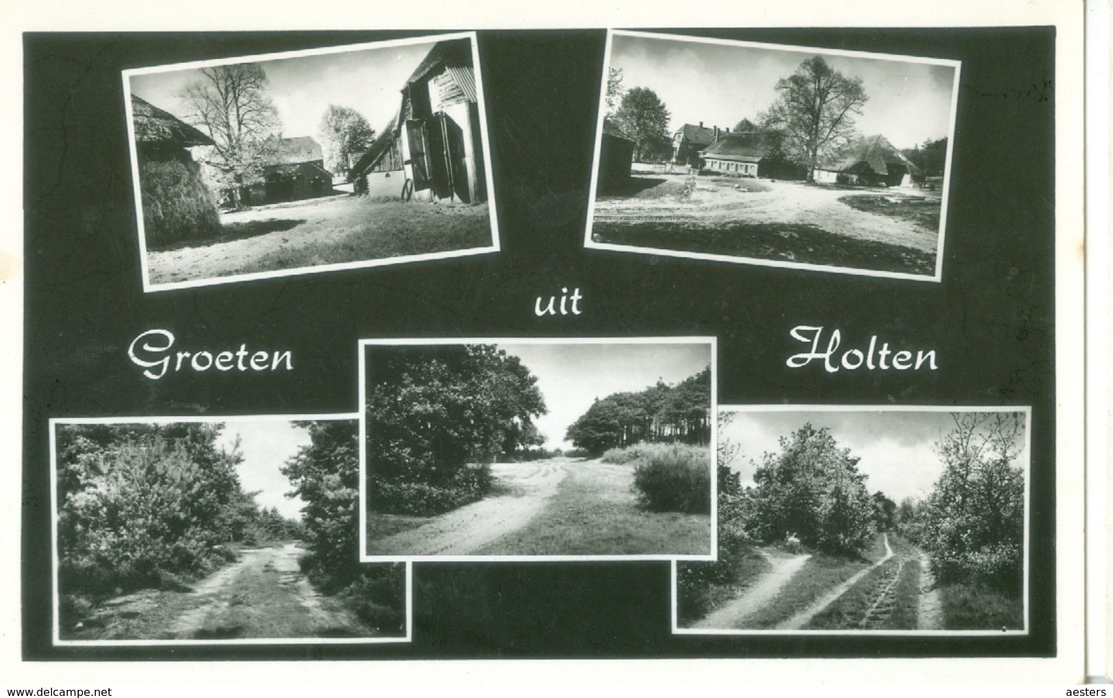 Holten 1965; Groeten Uit Holten, Meer-luik - Gelopen. (Foka - Den Haag) - Holten