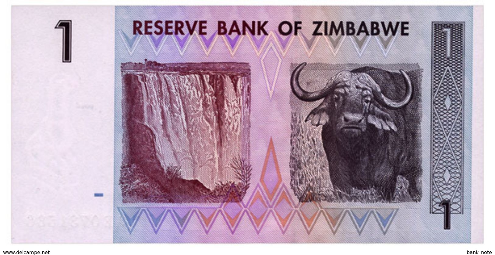 ZIMBABWE 1 DOLLAR 2007 Pick 65 Unc - Simbabwe