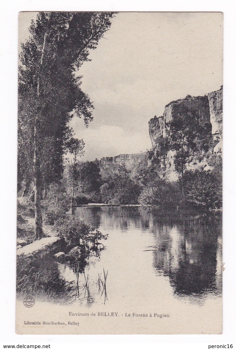 Jolie CPA Belley (Ain), Environs, Le Furans à Pugieu. A Voyagé En 1910 - Belley