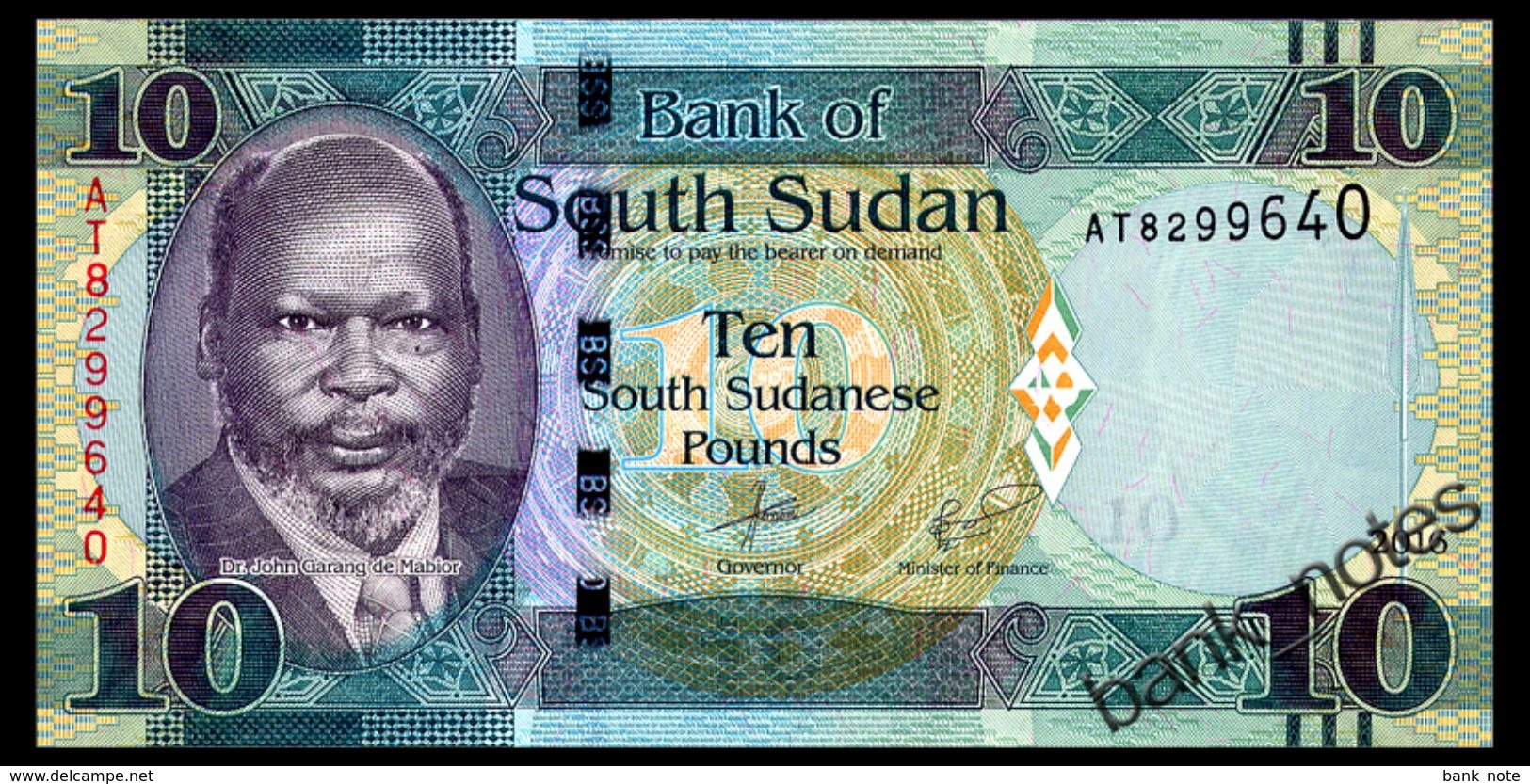 SOUTH SUDAN 10 POUNDS 2016 Pick 12b Unc - Zimbabwe