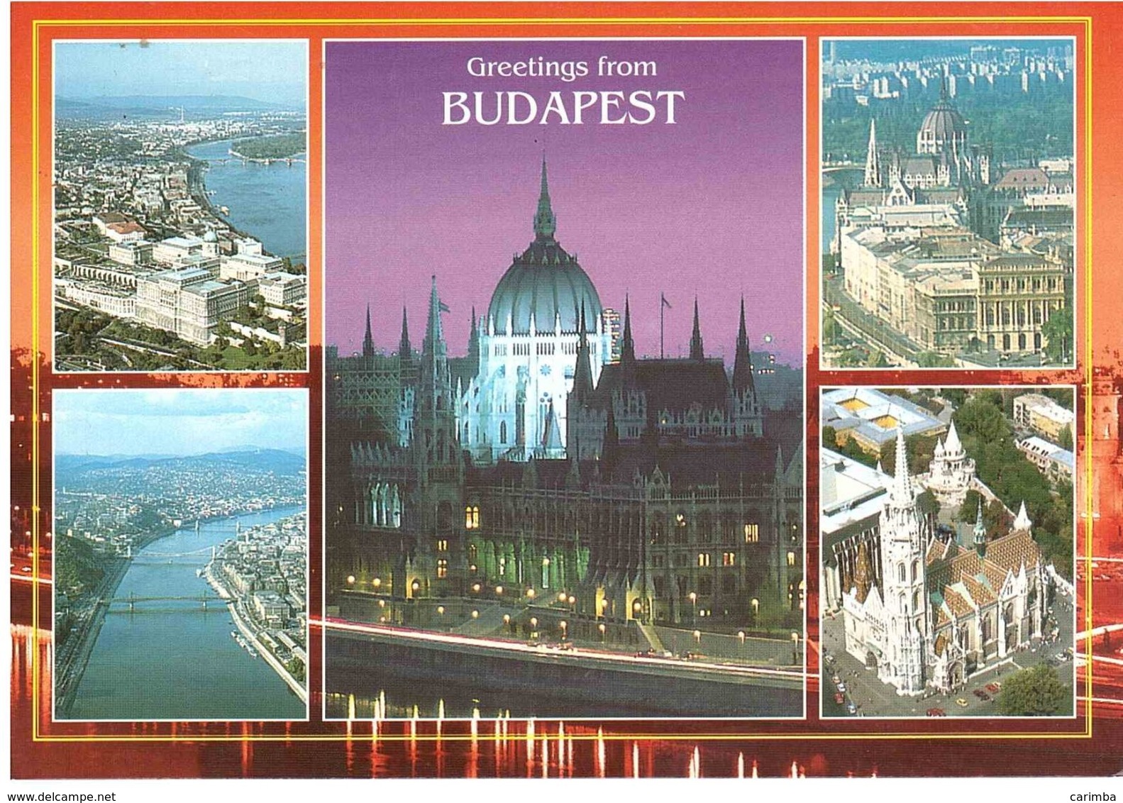 BUDAPEST CART X ITALIA - Storia Postale