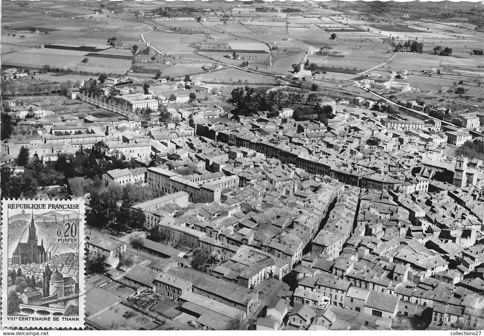 34-PAZENAS- VUE GENERALE AERIENNE - Pezenas