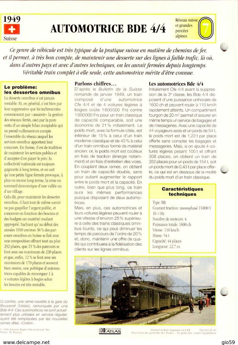 20 Fiches techniques de Locomotive,LOT1 4/