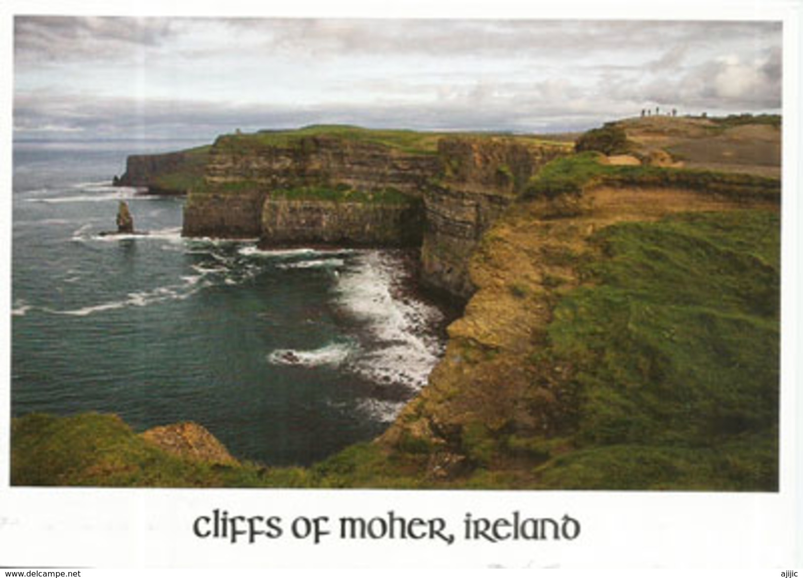 Les Falaises De Moher (Cliffs Of Moher),site Naturel Le Plus Visité Du Pays, Carte Postale Adressée ANDORRA - Clare