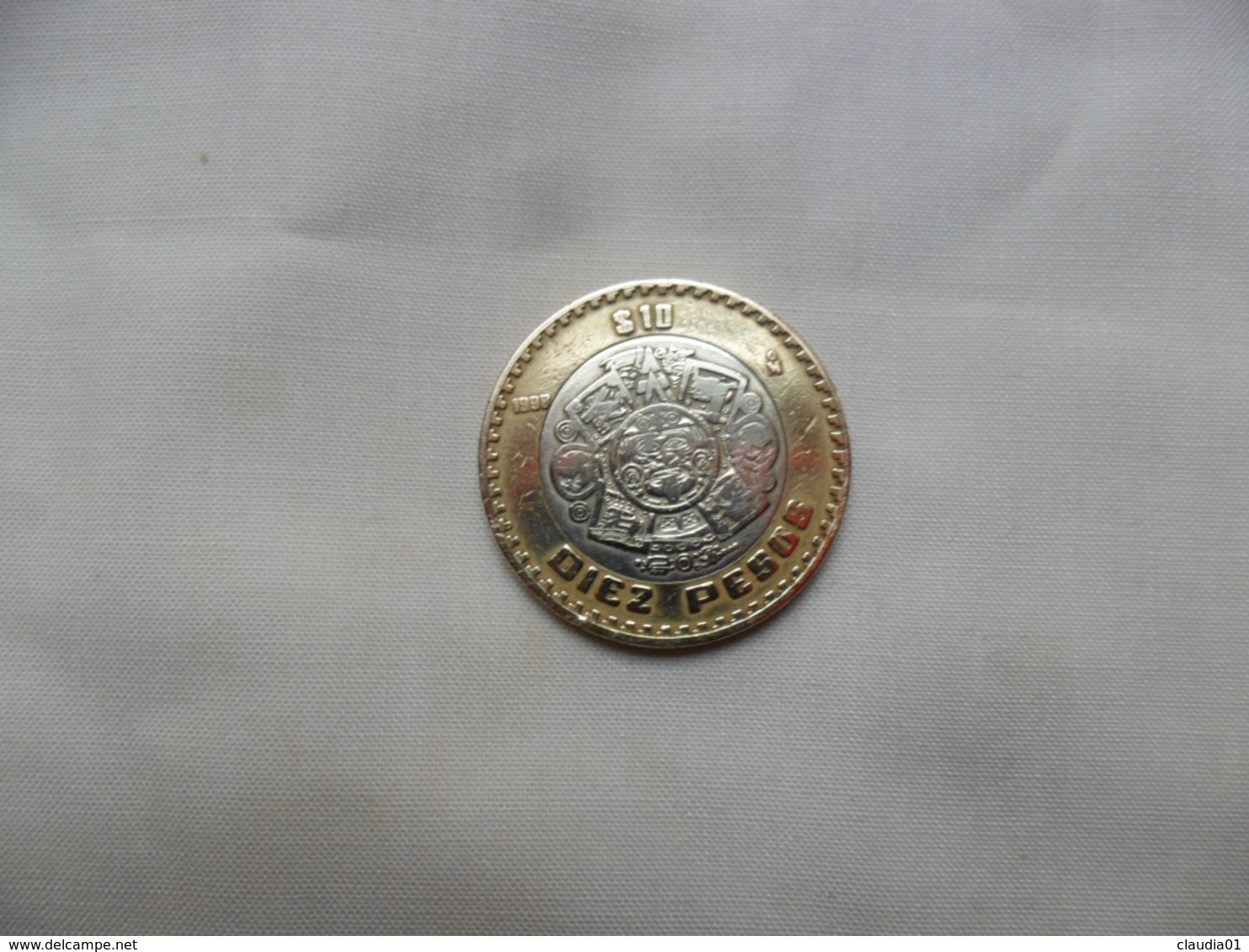 MÉXICO 10 Nuevos Pesos 1998 Km#616   BC    Bimetalica - México