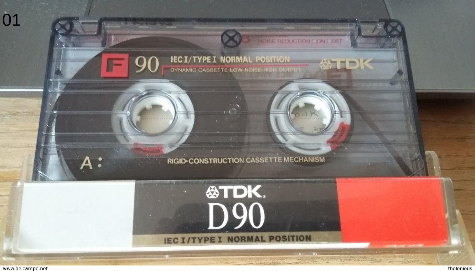 # Audiocassetta TDK  90 Usata Per Una Sola Registrazione (n.01) - Casetes