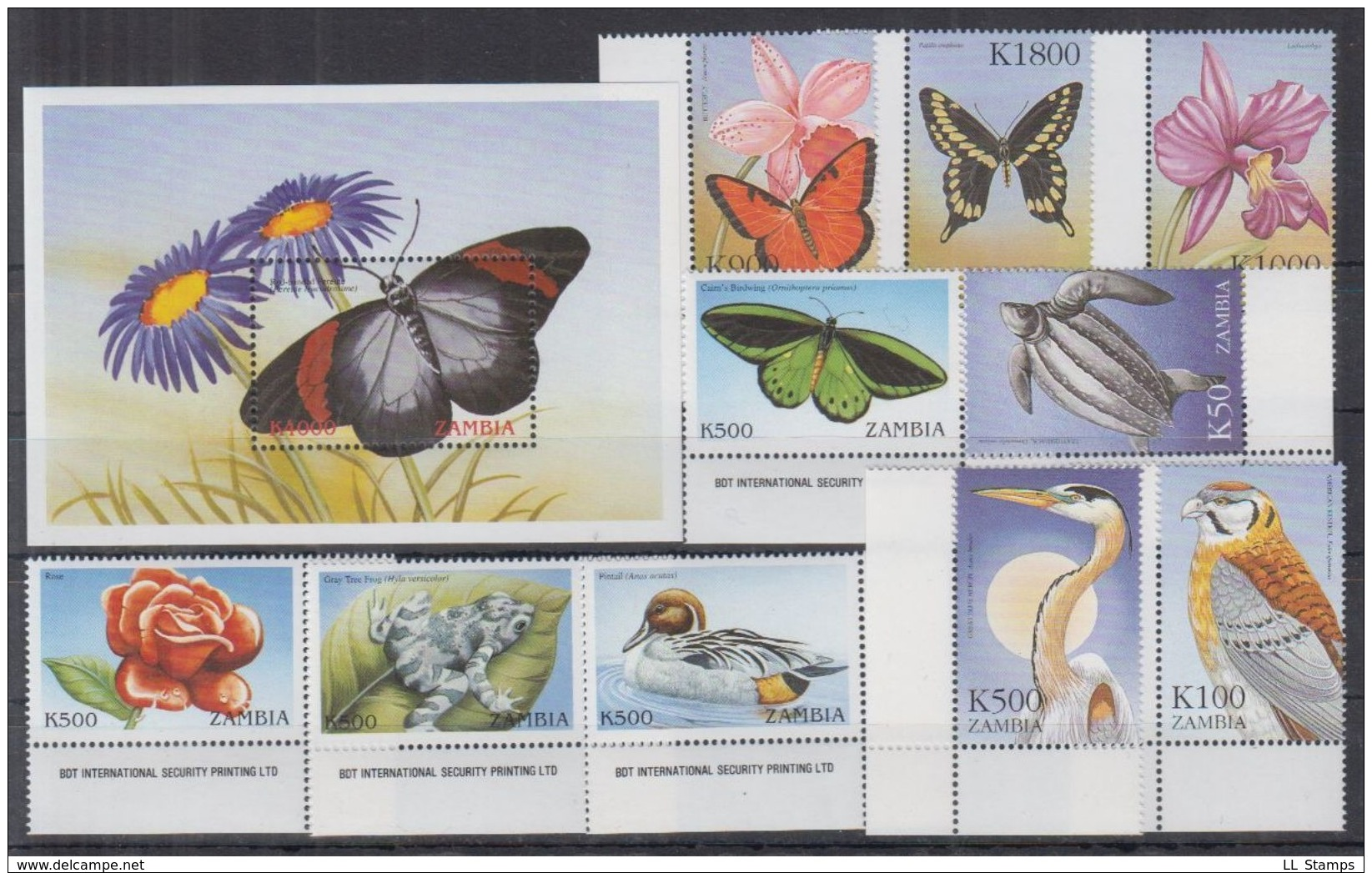 M06. Zambia - MNH - Animals - Autres & Non Classés