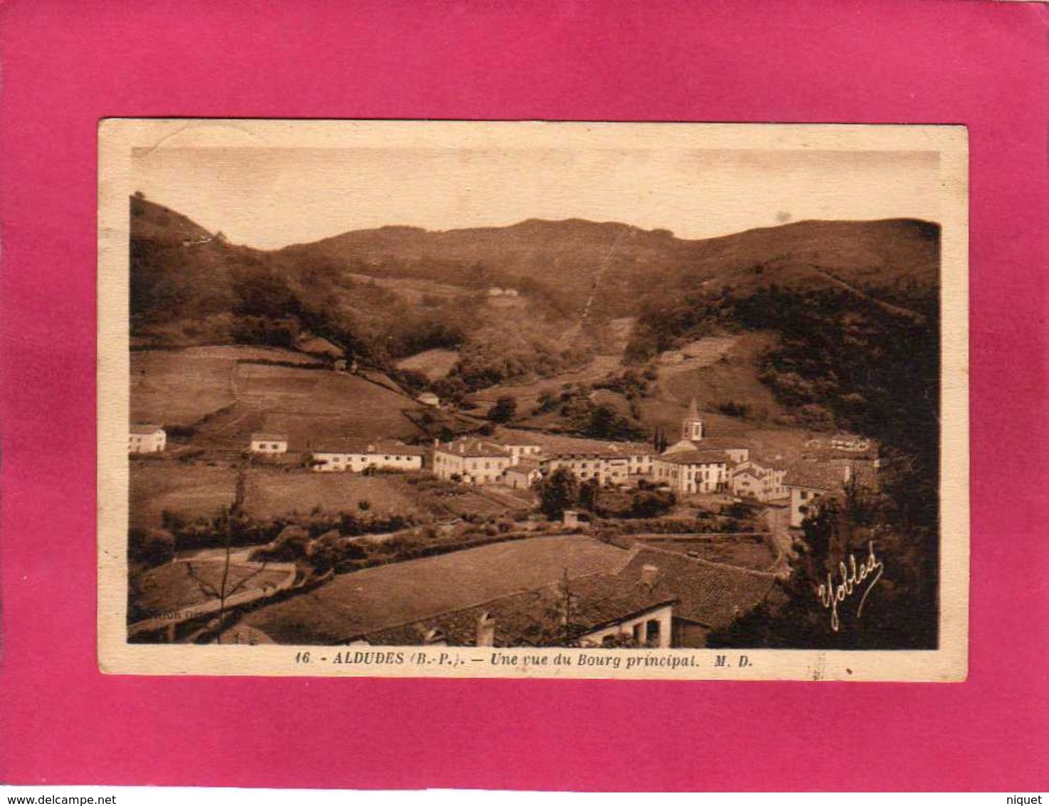 64 Pyrénées Atlantiques, Aldudes, Une Vue Du Bourg Principal, (M. D. Yobled) - Aldudes