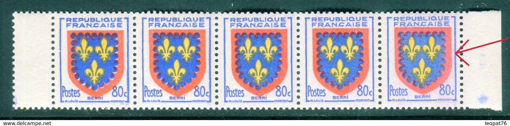 France - N° 959 ,1 Exemplaire Rose Dans Une Bande De 5 , Neufs Luxes - Ref V467 - Neufs