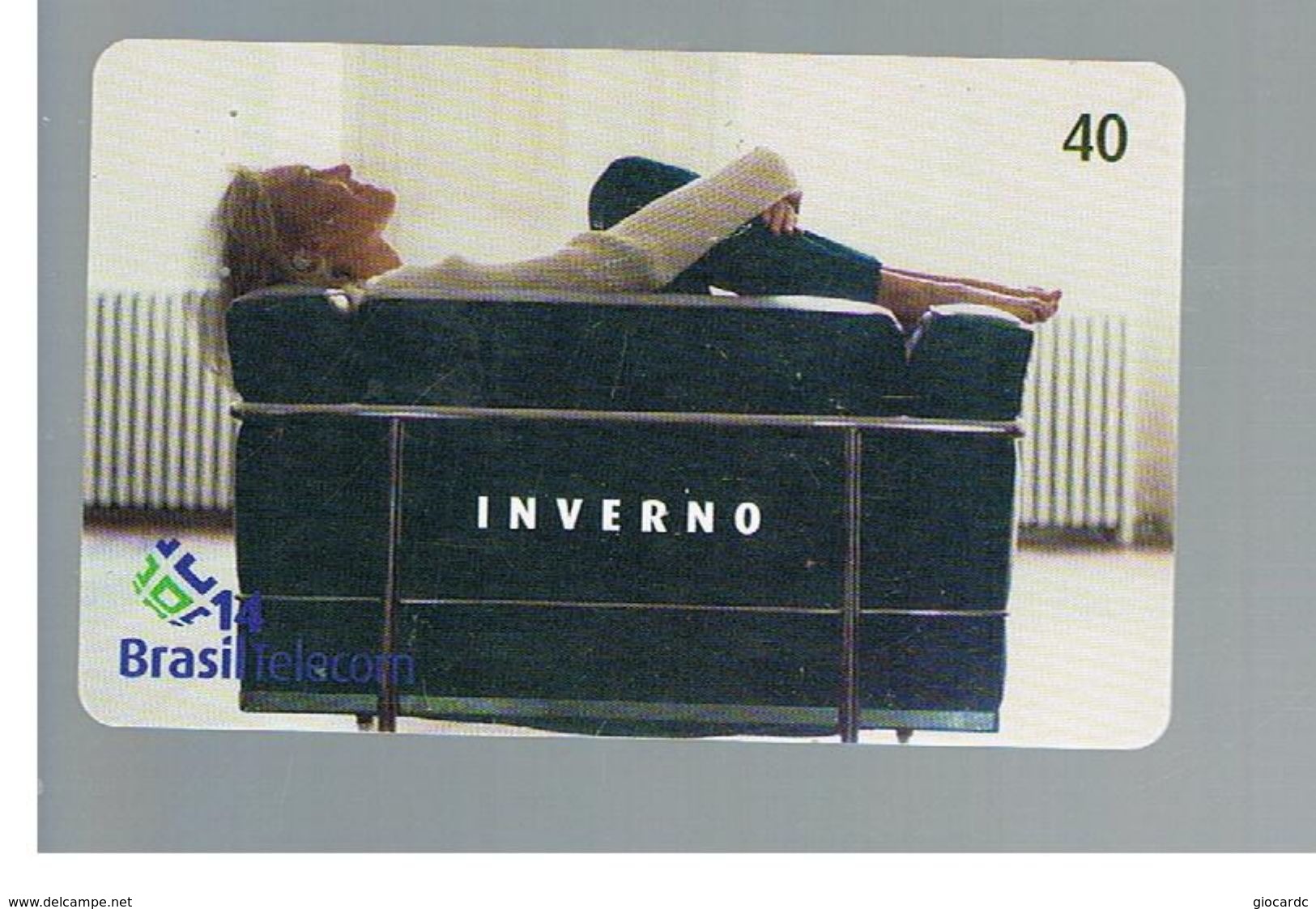 BRASILE ( BRAZIL) - BRASILTELECOM   - 2004   INVERNO: GIRL                   - USED - RIF.10480 - Seasons