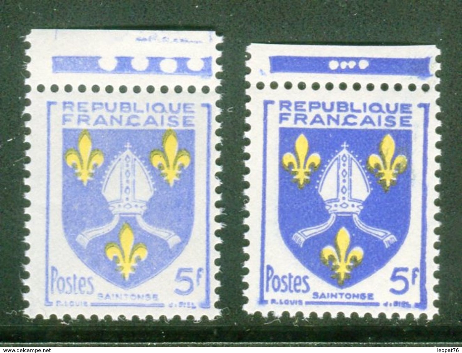 France - N° 1005 ,1 Exemplaire  Bleu Extra Pâle + 1 Normal, Neufs Luxes - Ref V477 - Neufs