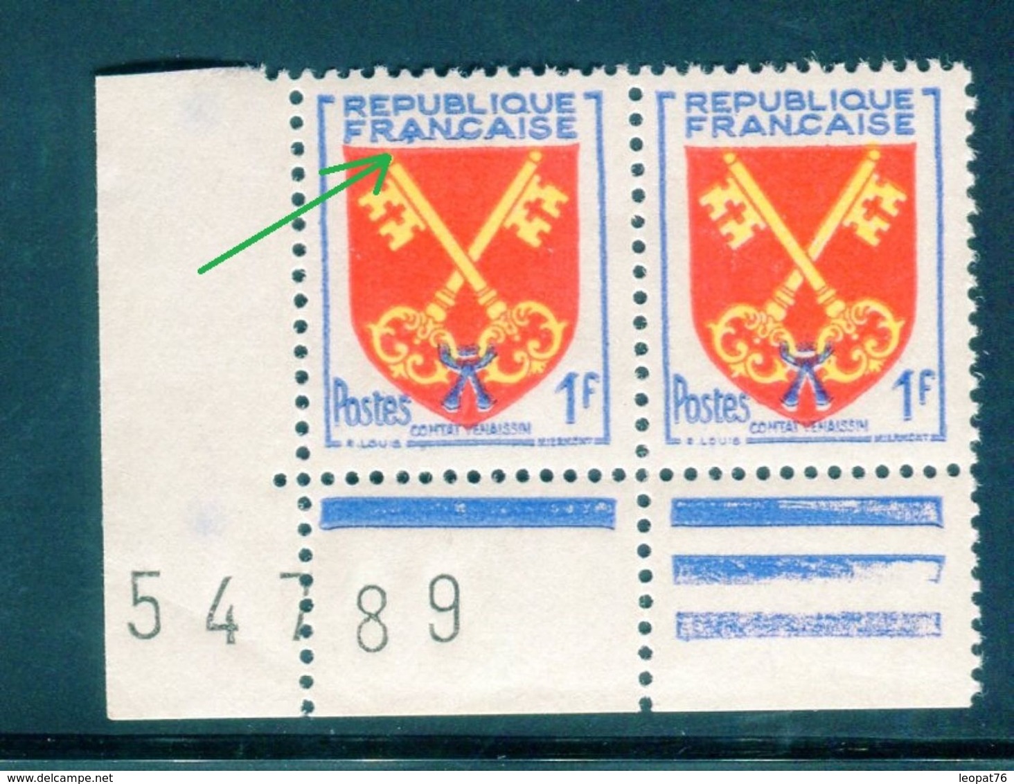 France - N° 1047 ,1 Exemplaire Lettre A Tronquée Tenant à 1 Normal , Neufs Luxes - Ref V493 - Ongebruikt
