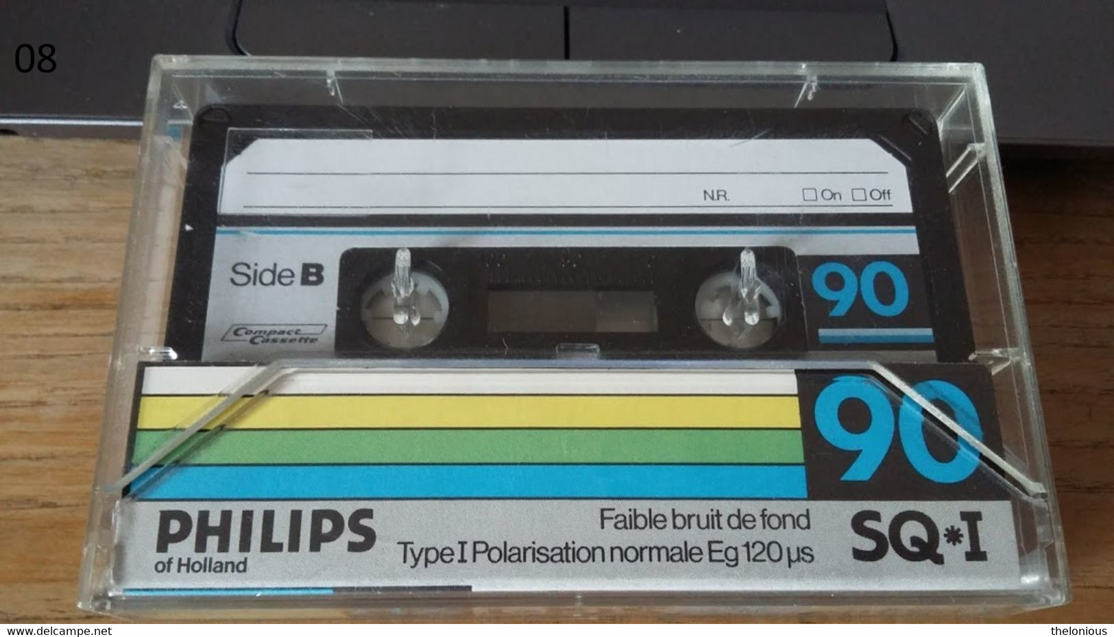 # Audiocassetta PHILIPS SQ I 90 Usata Per Una Sola Registrazione (n.08) - Cassette