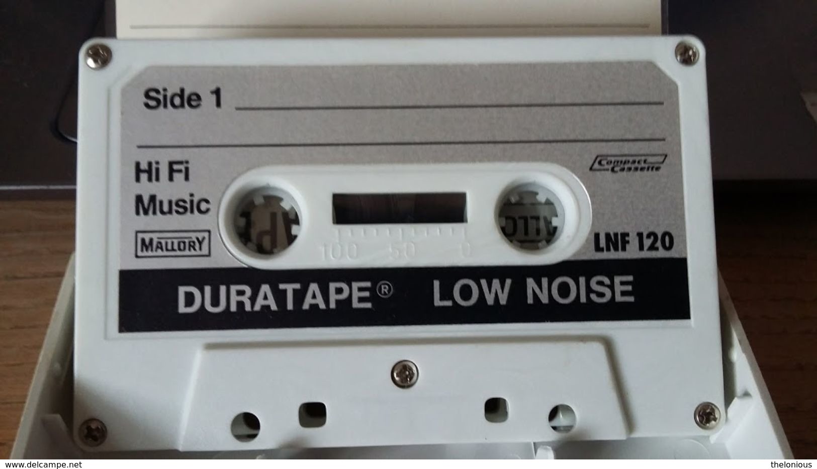 # Audiocassetta DURATAPE LOW NOISE LNF 120 Usata Per Una Registrazione - Casetes