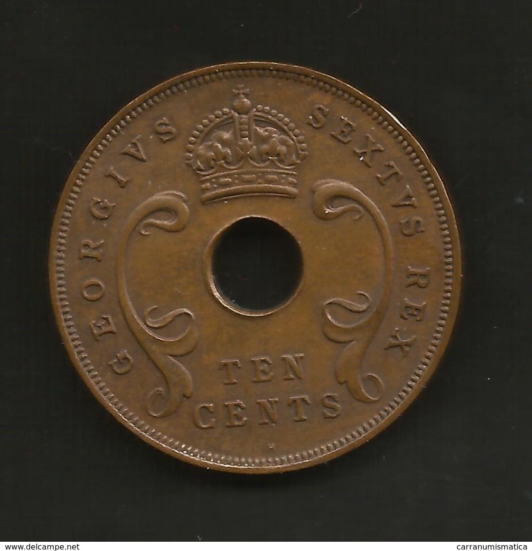 EAST AFRICA - 10 CENTS (1952) GEORGE VI - Colonie