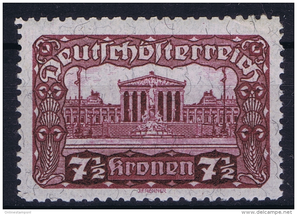 Osterreich Mi 289 C  Postfrisch/neuf Sans Charniere /MNH/** Perfo 11.5 * 12  1919  Cat Value € 600,- - Neufs