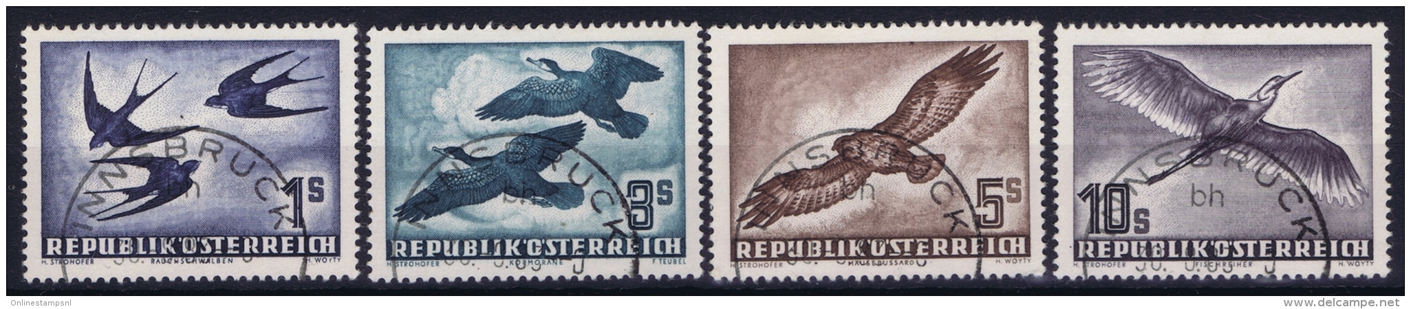 Osterreich Mi 984 - 987   Used Obl. 1953 - Altri & Non Classificati